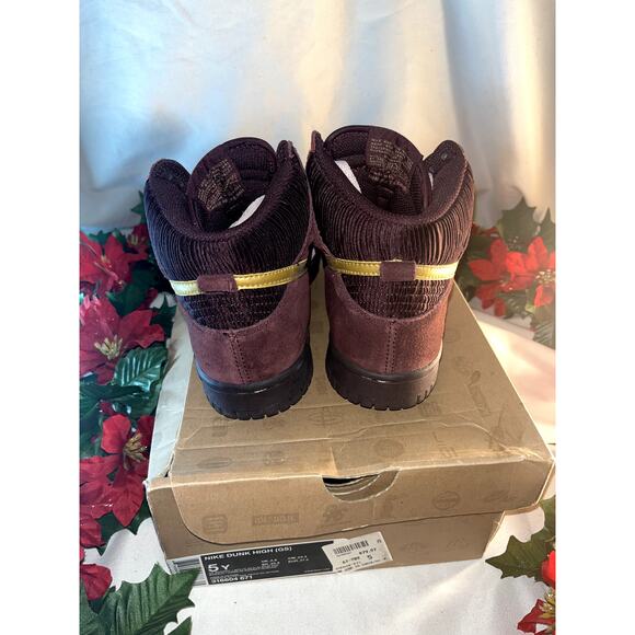 Dunk High GS 'Deep Burgundy' 5Y/6.5 Women's - Picture 6 of 9